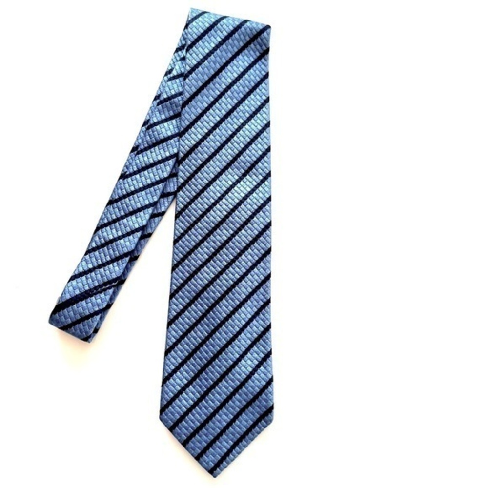 XMI Platinum Menโs Tie 2 Shades of Blue O/S